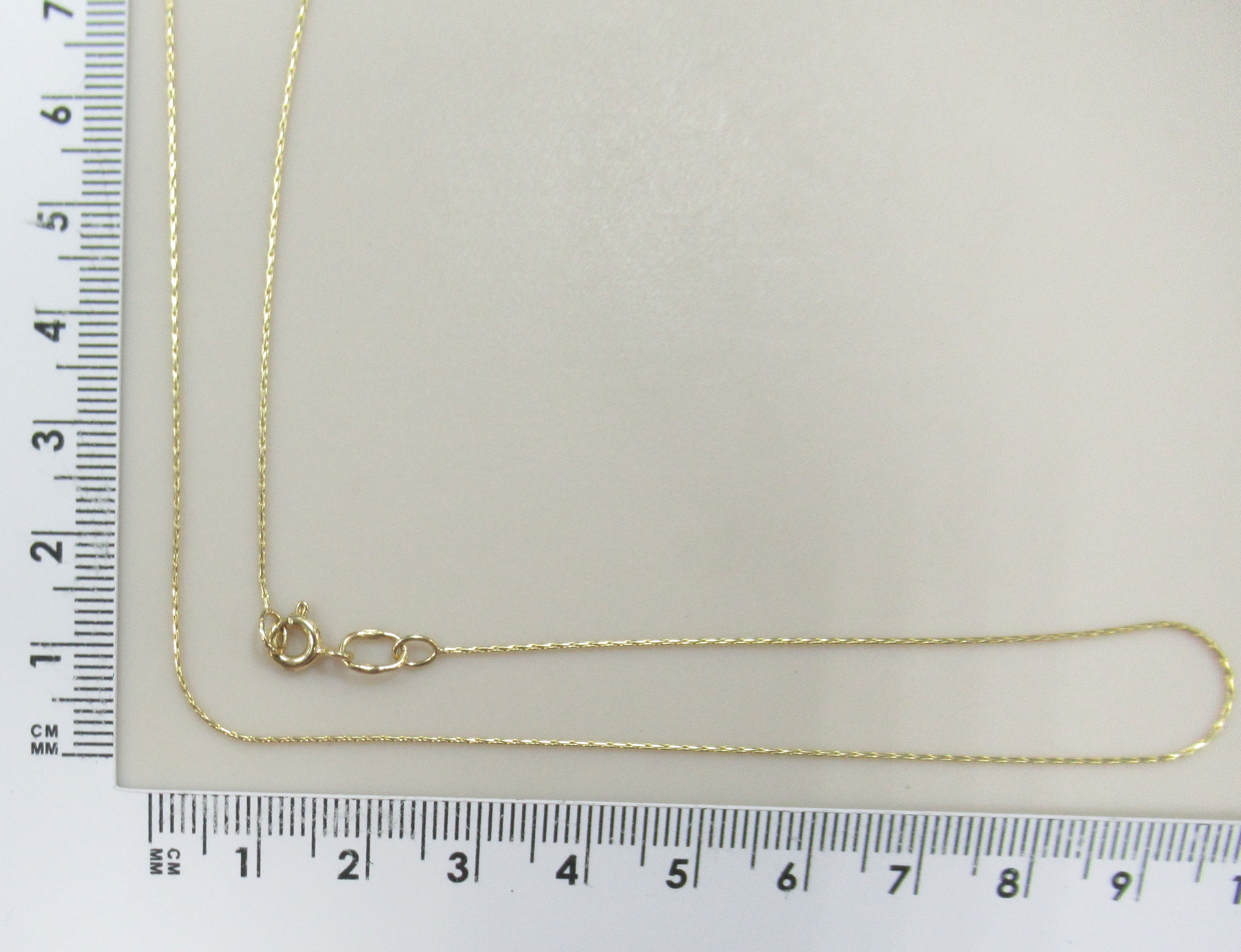 Золотая цепь 585 пробы; желтое золото; плетение Якорное сколоченное;